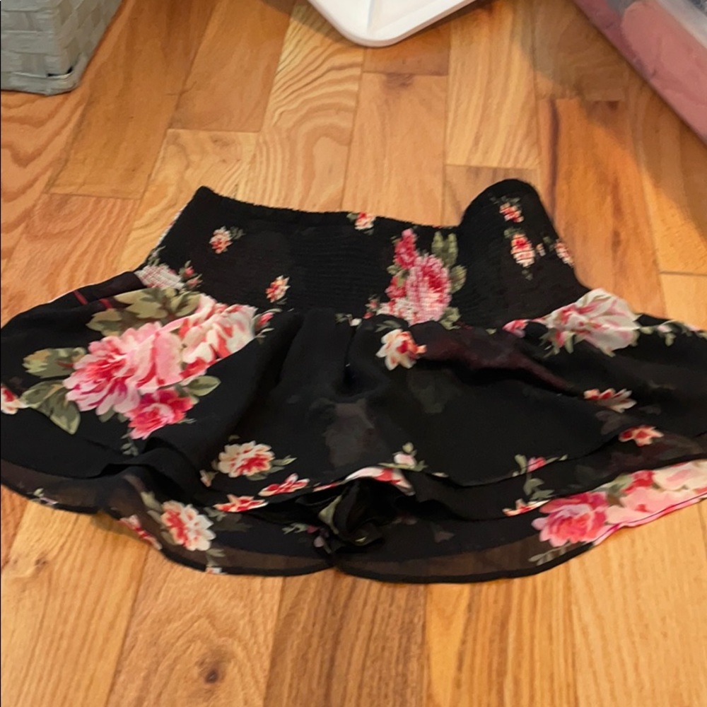 Floral print Express skort